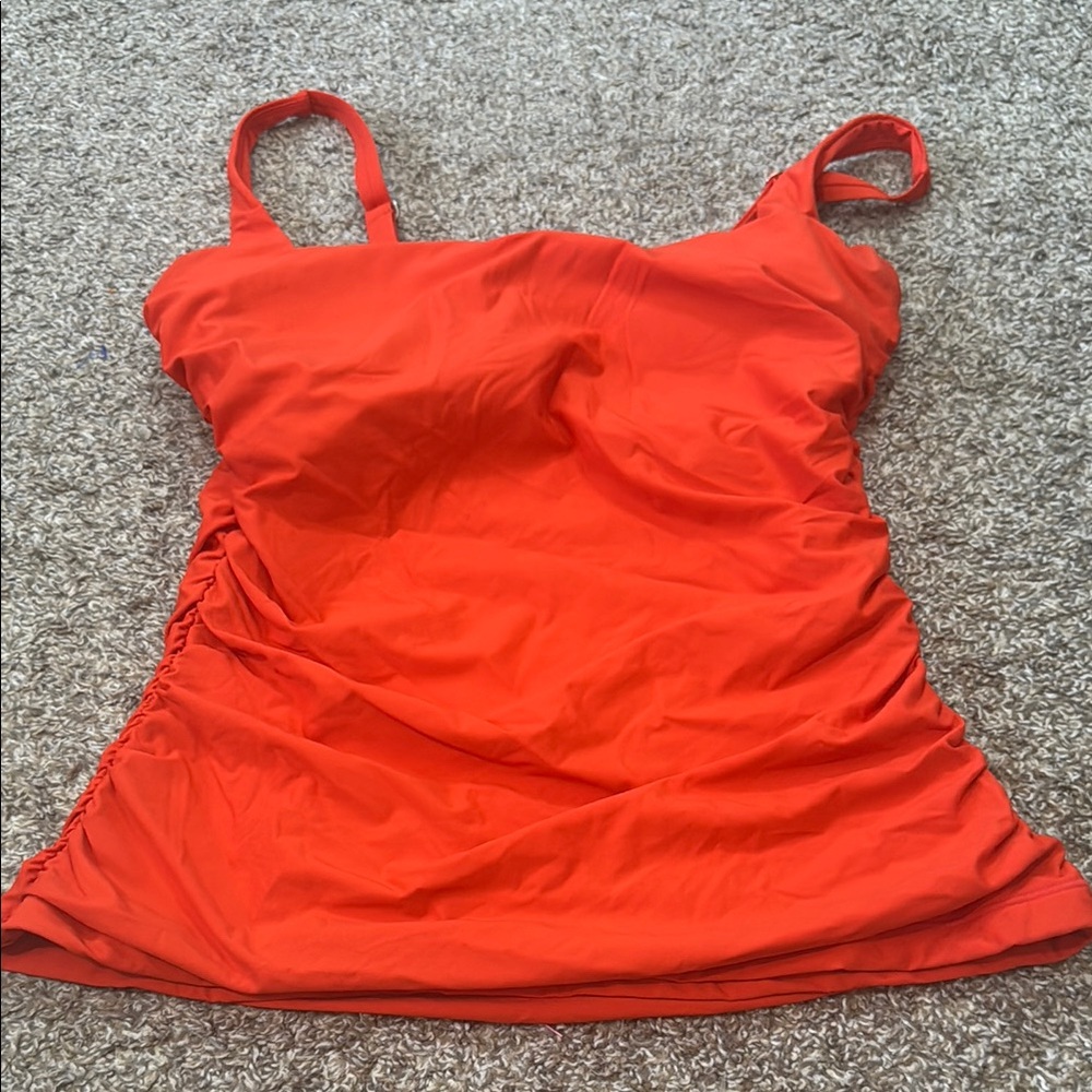 Athleta Women's Orange Swimsuit Top
